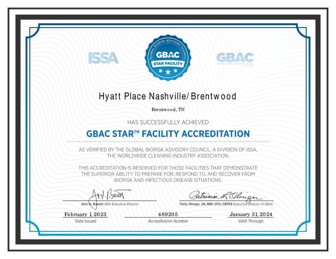 Hyatt Place Nashville Brentwood Ngoại thất bức ảnh